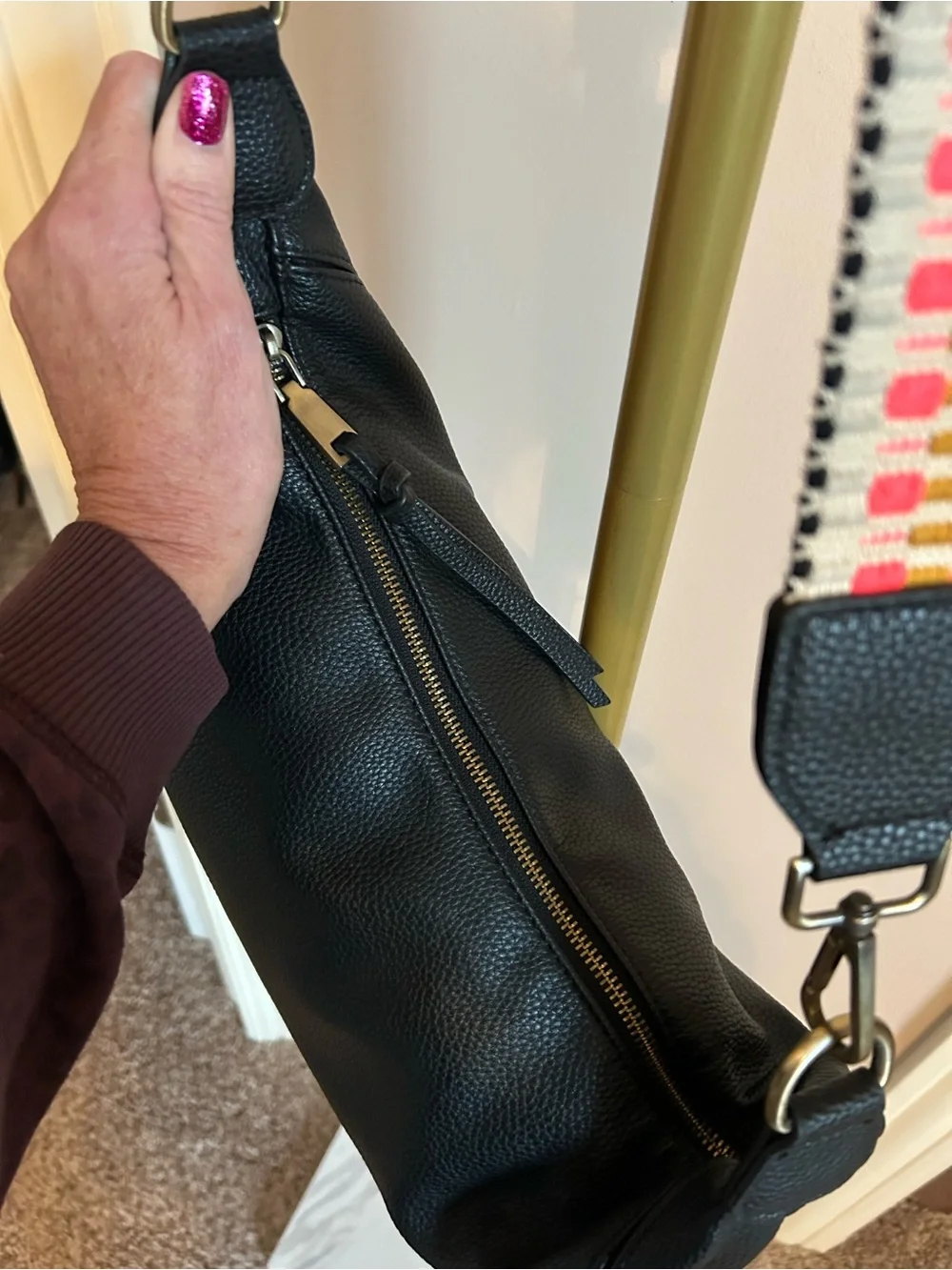 Anthropologie Vegan Leather Bag